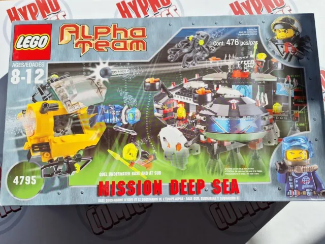 LEGO 4795 Alpha Team Ogel Underwater Base AT Sub Brand New Factory Sealed!