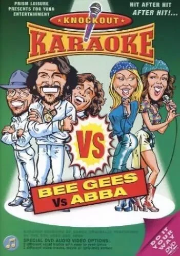 KNOCKOUT KARAOKE : Bee Gees VS Abba DVD ** With On Screen Lyrics ** NEW ...