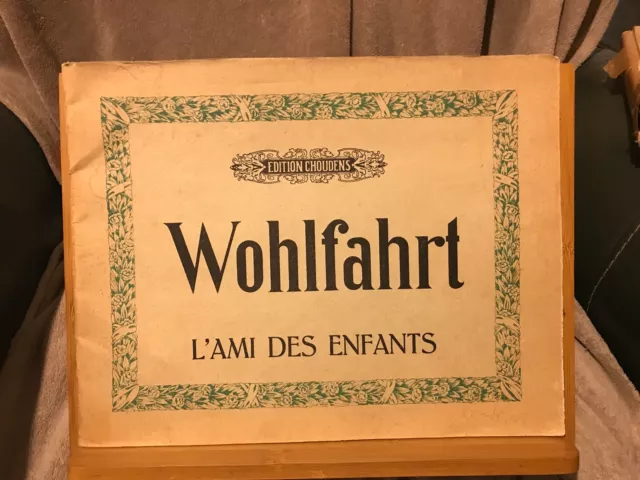 Wohlfart L'Ami des enfants partition piano 4 mains éditions Choudens