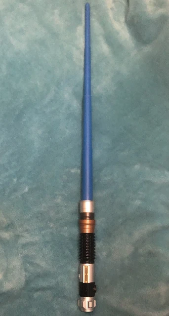 Star Wars Obi Wan Kenobi Lightsaber Flick Out Blue 2012 Hasbro -Cosplay -