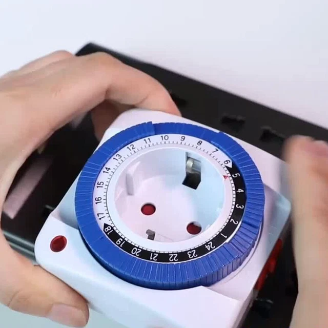 Fonction d'arrêt automatique commutateur de temps prise connecteur UE 230V