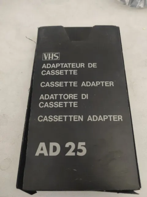 ADAPTATEUR K7 CAMESCOPE / CASSETTE VIDEO VHS-C EN VHS