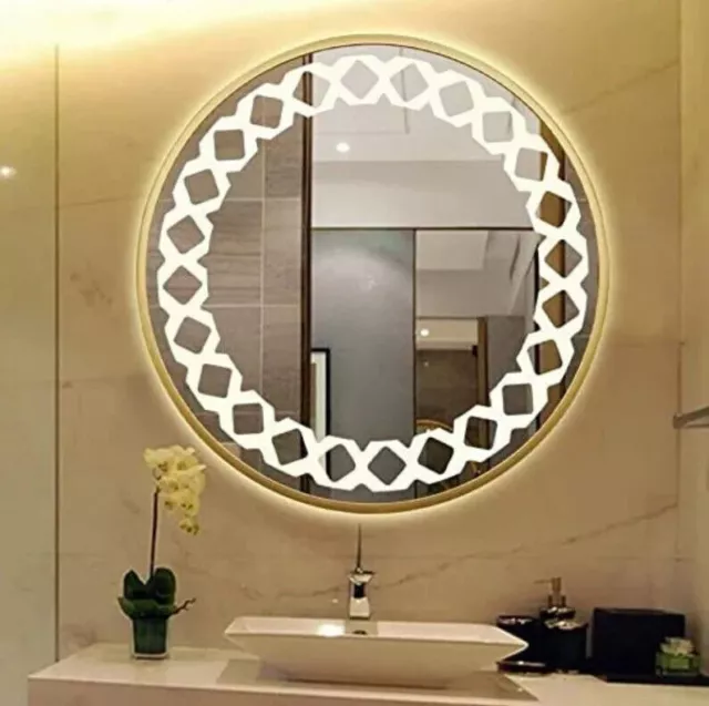 Rétro-éclairage LED miroir mural Royal avec désembueur idéal pour la...