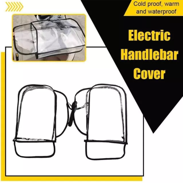 PVC Electric Vehicle Handle Cover Warm Vehicle Handle Rainproof Shell