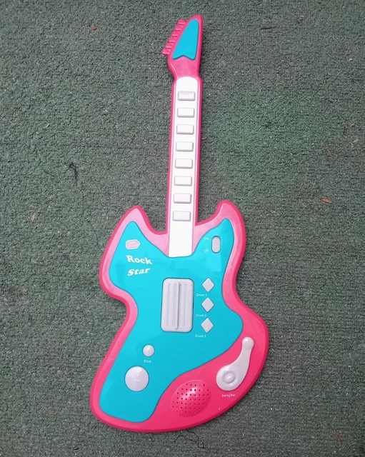 CHAD VALLEY 8-NOTE Toy Guitar for Kids – Rock Star Musical Instrument ...