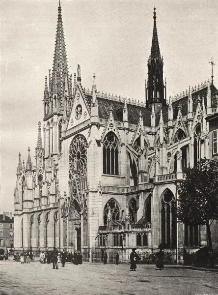 MEURTHE-ET-MOSELLE. Nancy- Saint-Epvre 1906 old antique vintage print picture