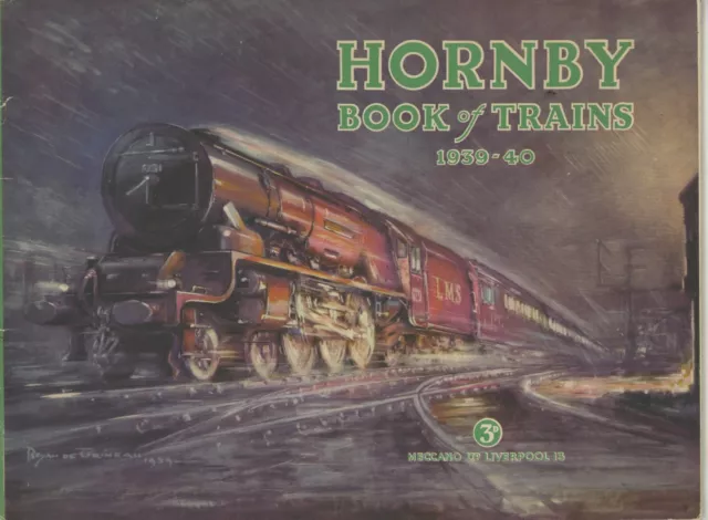 1939 original HORNBY BOOK OF TRAINS Meccano Ltd Liverpool 13 England 60 pages