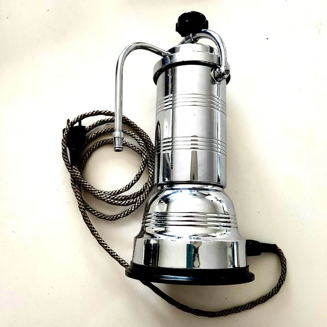 Cafetière électrique Vintage - Design Français 1950 - Métal Argenté