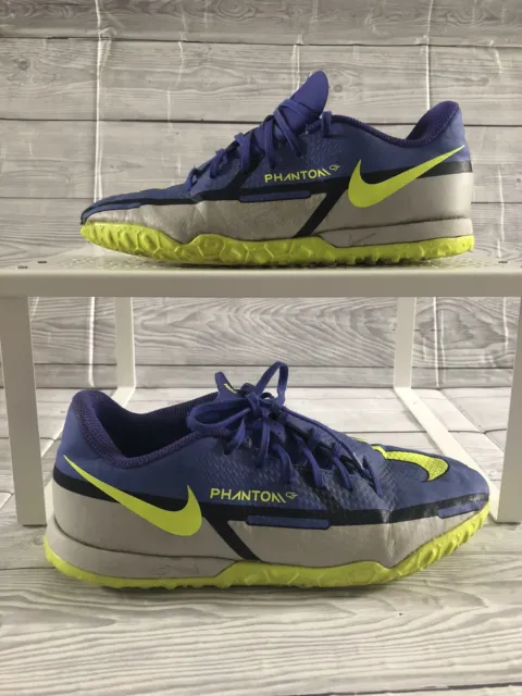 Nike Jr Phantom GT2 Academy DF IC Indoor Fußballtrainer blau Größe 5/38