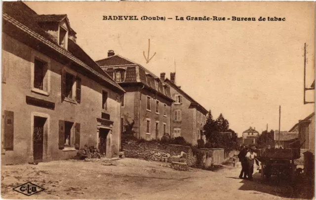 CPA BADEVEL - La Grande-Rue - Bureau de Tabac (486608)