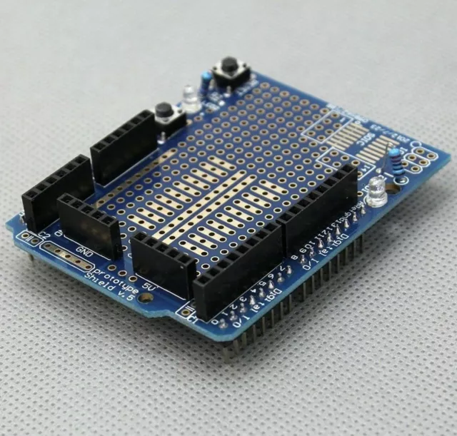 Prototyping Prototype Shield ProtoShield Mini Breadboard Arduino Uno Mega Due UK 2