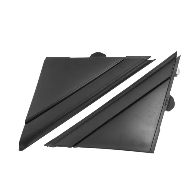 2X Matte Black Car Triangle Post Door Mirror Flag Cover 1SD00KX7AA for Fiat 500