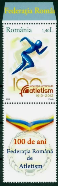 2012 Romanian Athletic Sports Federation Centenary,Runner,Romania,6619,TAB/B/MNH