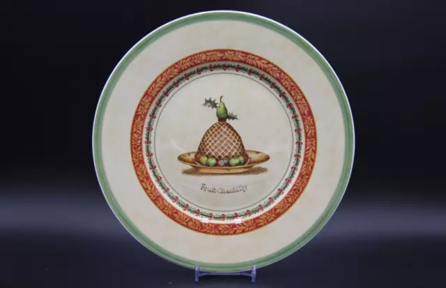 2002-2008 Villeroy & Boch Festive Memories Treats "Fruit Chantilly" Salad Plate