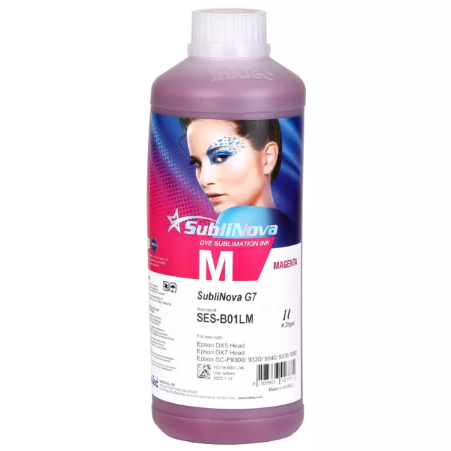 Inktec Sublimation Ink-SubliNova G7-Magenta, 1liter