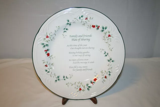 Pfaltzgraff Winterberry 12" Family & Friends Plate of Sharing Serving Plate