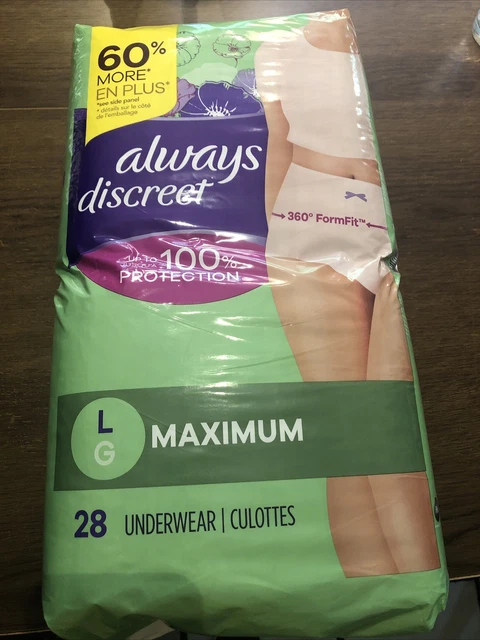 Ropa interior siempre discreta 100% protección 360 grados ajuste grande máximo 28