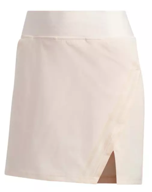 ADIDAS Womens GOLF 3 STRIPE Athletic Active Skirt SKORT Pink Tint Sz M NWT