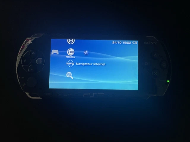 Console Sony PSP 1004 Ceramic White - Avec Boîte D'origine Et 10 Jeux, PAL