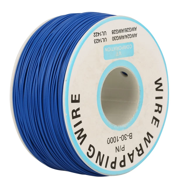 1Roll Wire-Wrapping Single Copper Wire Strand 30AWG Cable 0.25mm ✈