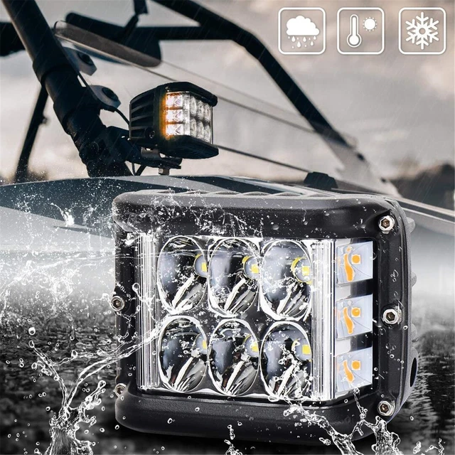 Vainas estroboscópicas súper brillantes de doble lado de doble color para camión ATV 36w