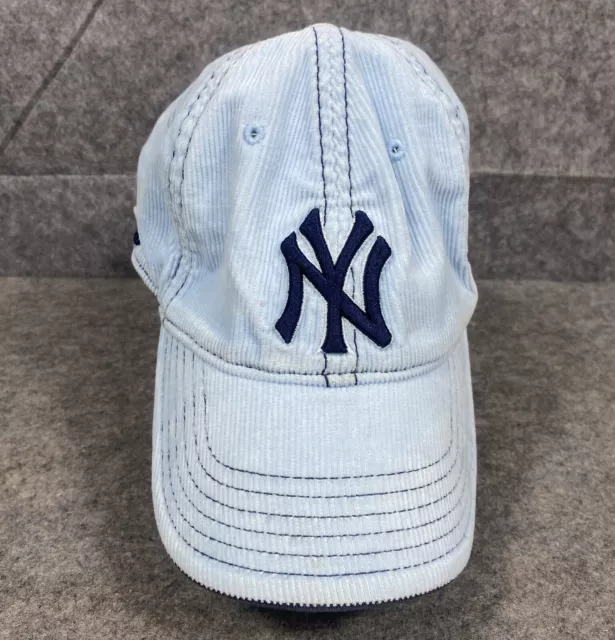 Cap York Yankees Sky Blue Sky logo edizione speciale regolabile in velluto a coste