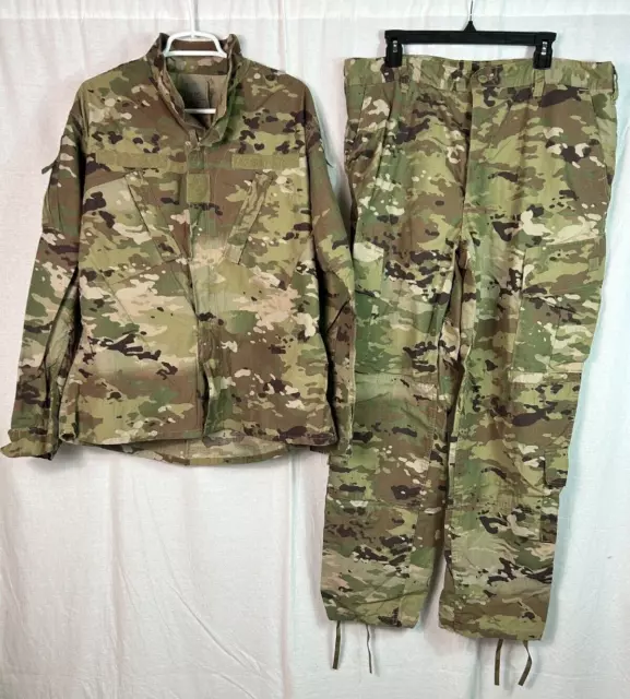 US ARMY MULTICAM OCP Combat Uniform Trousers & Coat - Large Regular - NEW NWOT