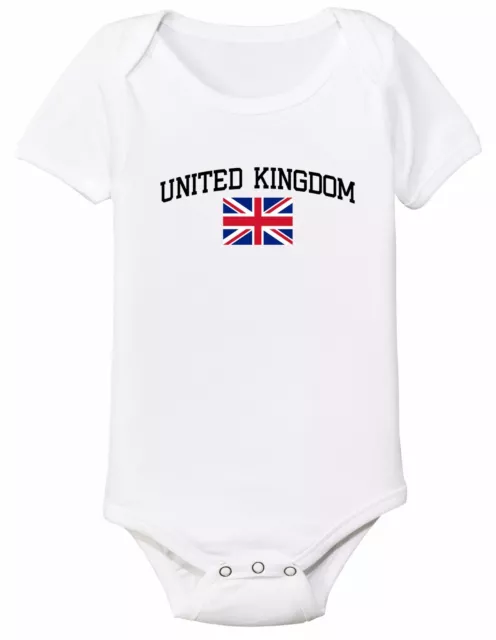 United kingdom Soccer Baby Outfit Infant Girls Boys T-shirt Kids one piece