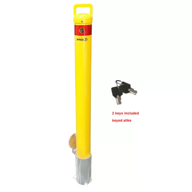 Bollards - Removable 90mm Key Lock - With Sleeve 2