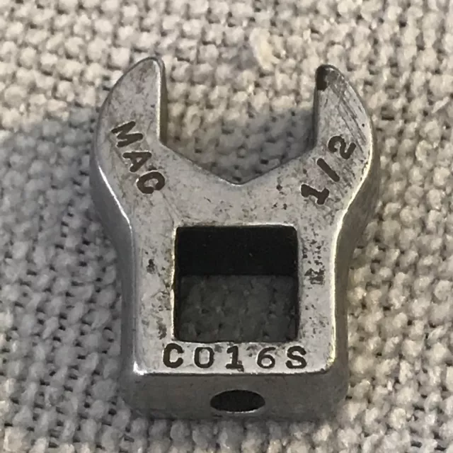 MAC Tools USA 3/8 Drive Size 1/2" Crow Foot Open End Socket Adaptor C016S CO16S