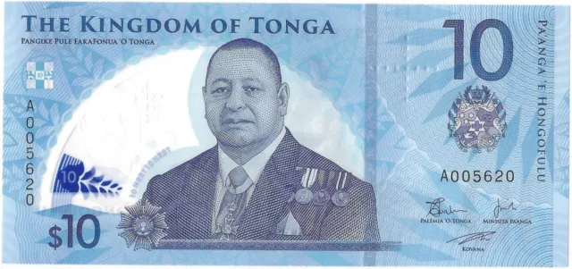 Tonga Neuf B227a 10 Paanga 2023 @ Ebanknoteshop 3