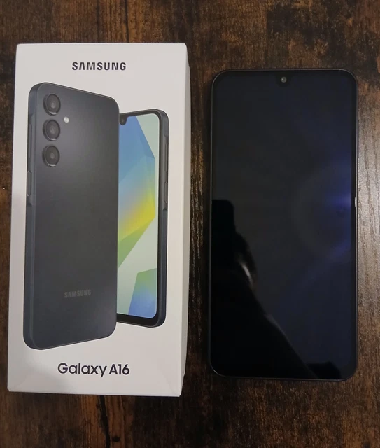 SAMSUNG GALAXY A16 Black 128GB 4GB Unlocked Fully Boxed In MINT samsung-galaxy-a16-black-128gb-4gb-unlocked-fully-boxed-in-mint