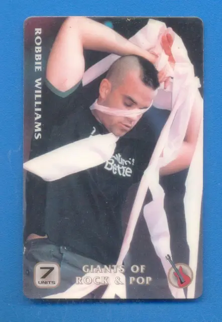 Robbie Williams.limited Edition Phonecard