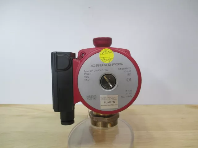 Grundfos Pumpe UP 20-45 N Edelstahl 1x 230 V Trinwasserpumpe Pumpenkost P15/365 2