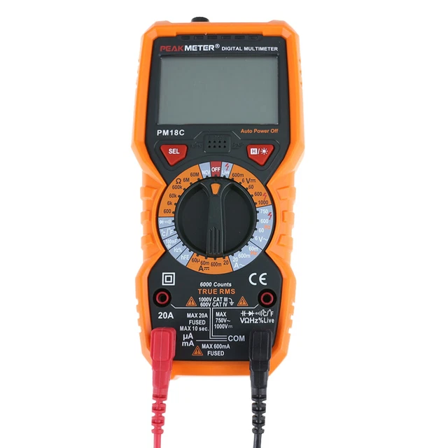 Digital-Multimeter Widerstandsmessung Intelligent Universal-