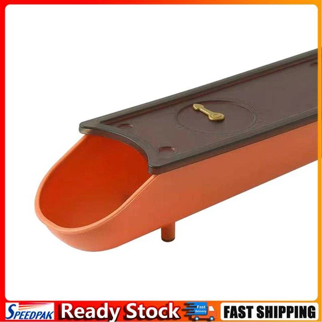Egg Holder Automatic Rolling Egg Storage Box Home Kitchen Gadgets (Orange)