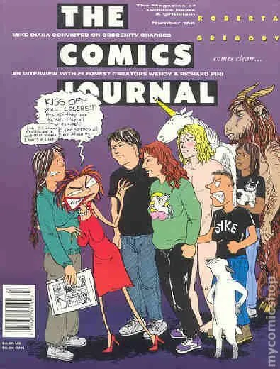 Comics Journal #168 VG- 3.5 1994 Stock Image Low Grade