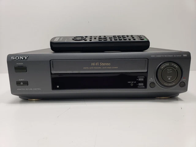 SONY SLV-676HF 4-Head VCR VHS Tape Player Recorder Hi Fi With Remote