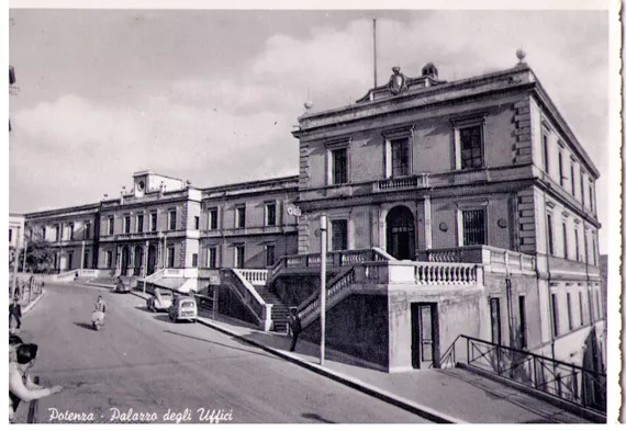 Cartolina Basilicata - Potenza 2054 - Palazzo Degli Uffici Anni 50