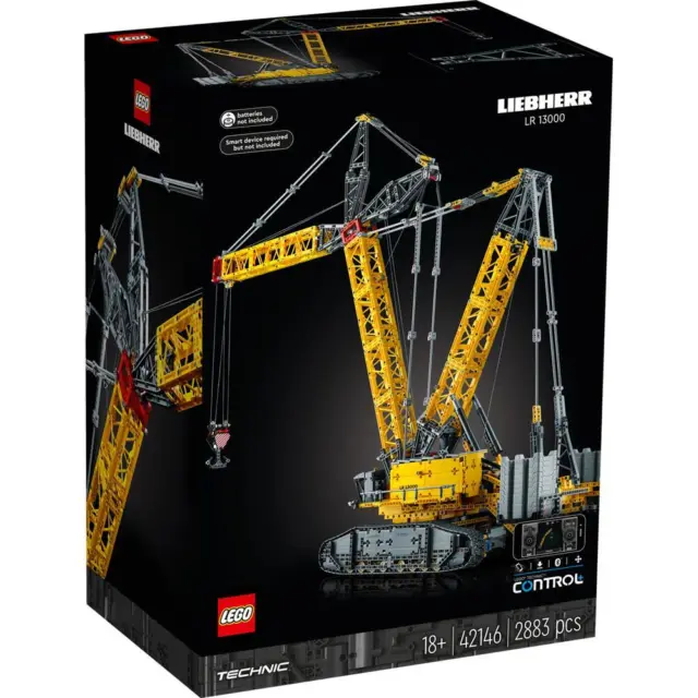 LEGO® Technic 42146 - Liebherr LR 13000 Raupenkran Bauset Erwachsene Modellkran