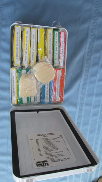 Vintage Unused Southern Pacific Railroad Lines Complete First Aid Kit 2