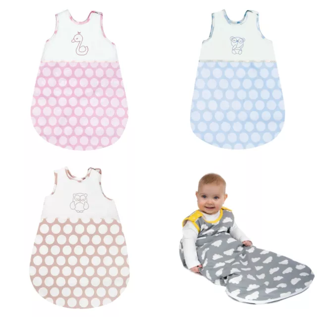 Baby Travel Short Sleeve Summer Sleeping Bag 0-6 Months Lorelli Free Post