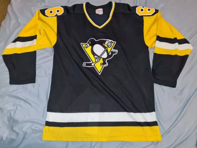 Authentic Mario Lemieux Pittsburgh Penguins Jersey 48 Koho Robopen New