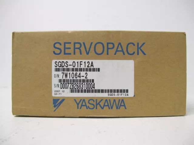 One Yaskawa SGDS-01F12A SGDS01F12A Servo Driver New In Box Expedited Shipping