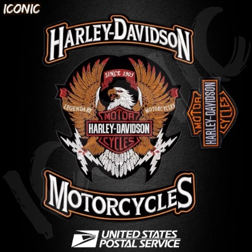 Large Iron-On Flaming Eagle Patch For Biker Vests & Jackets – Multicolor MC Style