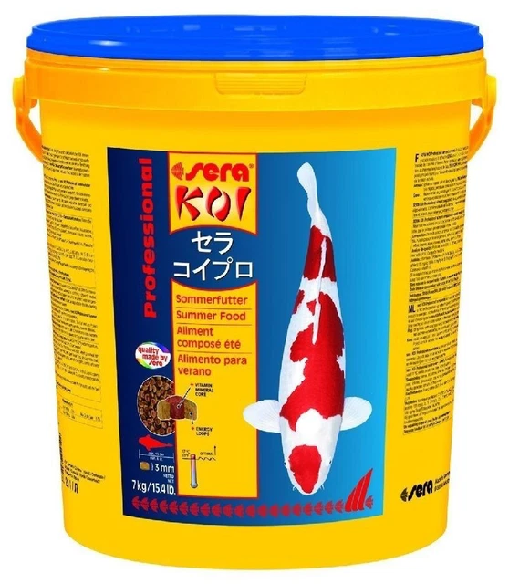 Sera Prof. Koi Verano 21 Cubo de Litros Alimento Especial Acuario Estanque Peces