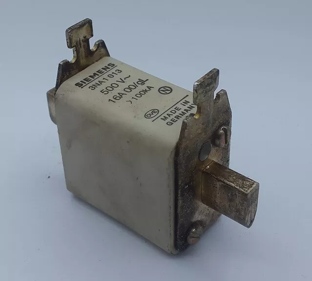 Siemens 3NA1013 Sécurité 3NA1 013 Insert Fusible 16A 500V > 100kA