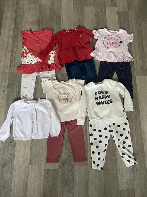 ❤️ Baby Girl Outfit Bundle- 12-18 months- Zara, F&F, Matalan etc ❤️ A47