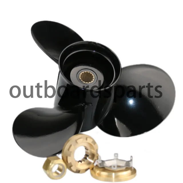 Outboard Propeller 13x19 For Mercury 40-140HP (12 3/4x21 13 1/4x17 13 3/4x15)
