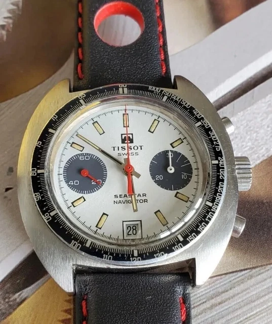 CRONOGRAFO TISSOT SEASTAR Navigator. Vintage 1974 quadrante